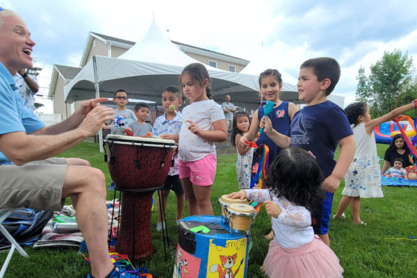 5 cropped2 -outdoor birthday party with tent and bounce house